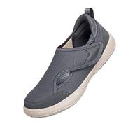 Womens Elderly Mesh Flats Swollen Pain Relief Footwea Casual Shoes Slip on | Adjustable Strap Extra Wide Fit Orthopedic Fashion Footwear Diabetic Sneaker Walking Outdoor Non-Slip Shoes Soft Breathable