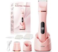Women's Electric Intimate Shaver, 2-in-1 Intimate Shaver for Women, IPX7 | Dry/Wet, LED Display, Type-C Charging, Women's Razor for Bikini Area, Body & Face, Ladyshaver, Birthday Gift