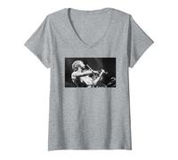Women's Electric Light Orchestra ELO Mik Kaminski Time Tour 1981 V-Neck T-Shirt