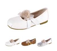 Women's Elegant Ballet Flats with Straps, Round Toe Ballerina Shoes | Comfortable slip-in shoes, vintage flat shoes with cross strap, plain lightweight single shoes for dresses and leisure