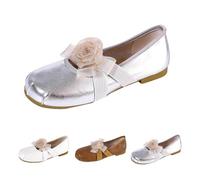 Women's Elegant Ballet Flats with Straps, Round Toe Ballerina Shoes | Comfortable slip-in shoes, vintage flat shoes with cross strap, plain lightweight single shoes for dresses and leisure