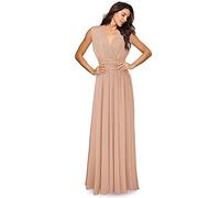 Women's Elegant Evening Gowns Convertible Bridesmaid Dress, Long Plus Size Multi-Way Dress Ladies Sexy Twist Wrap Long Maxi Dress