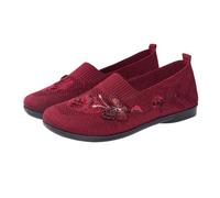 Women's Elegant Flat Shoes, Boat Shoes, Closed Flat Shoes, Large | Sizes pumps fish low shoes, lightweight breathable slip-on shoes, non-slip casual shoes, seniors women's shoes