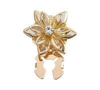 Women's Elegant Flower Shape Adjustable Blouse Cuff Links, Siehe Beschreibung, Metal, No Gemstone