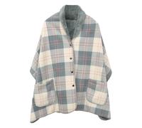 Women's Elegant Knitted Poncho Sweater Wrap Front Pocket Shawl Cape Topper for Fall Winter Season Girls Christmas Gifts Green Scarf For Friends Personalised Women