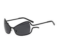 Women's Elegant Retro Chic Gothic Punk Irregular Cat Eye Sunglasses Fashion Casual Party Holiday Outdoor UV400 Sunglasses (C3)