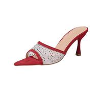 Women's Elegant Sandals with Heel, Beach Shoes, Women's Sexy Open Toe Mesh Sandals, Comfortable Arch Support, Orthotic Slides, Sandals, Non-Slip, Lightweight Outdoor Sandals, Casual Slides, Beautiful