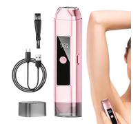 Women's Elektros Razor - Waterproof Wet & Dry Shaver, Pink | Double head razor, intimate area, armpits, legs, arms, sensitive skin, body hair removal, wedding preparation, cabe