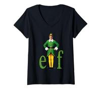 Women's Elf Big Logo V-Neck T-Shirt