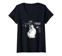 Womens Elizabeth Taylor And Richard Burton Awards Ceremony 1967 V-Neck T-Shirt