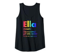 Womens Ella Like A Normal Girl Only Cooler Queen First Name Tank Top