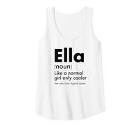 Womens Ella Like A Normal Girl Only Cooler Queen First Name Tank Top