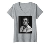 Womens Elton John Back in The USSA Tour NYC 1979 V-Neck T-Shirt