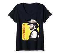 Women's Elvisly Yours Elvis Presley Acting in Charro! V-Neck T-Shirt