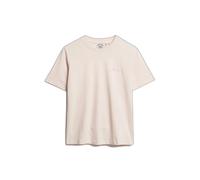 Women's embroidered logo T-shirt Superdry Essential Rose XS