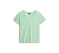 Women's embroidered V-neck T-shirt Superdry Slub Vert XS