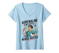 Womens Emergency Room Nurse Emergency Nursing Emergency Department V-Neck T-Shirt