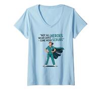 Womens Emergency Room Nurse Emergency Nursing Emergency Department V-Neck T-Shirt