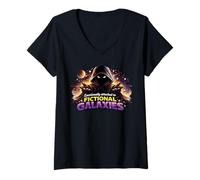 Women's Emotionally Attached to Fictional Galaxies Sci-fi V-Neck T-Shirt