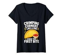 Women's Empanada Crimping Pro Baker V-Neck T-Shirt