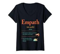 Women's Empath Definition Emotional Sensitive Soul Awareness V-Neck T-Shirt