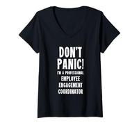 Womens Employee Engagement Coordinator V-Neck T-Shirt