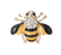 Womens Enamel Ladybug Bee Beetle Brooch Office Party Pin Mm-Br-2383-Yl