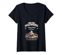 Womens End The Madness Climate Change is Coming. V-Neck T-Shirt