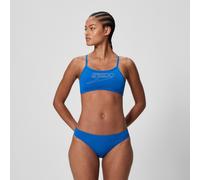 Women's Endurance+ Logo Thinstrap Bikini Set Blue - 36 Turkish Sea 36