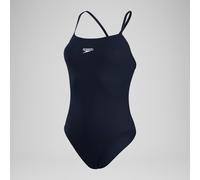 Speedo Women's Eco Endurance+ Thinstrap Swimsuit Swimming Costume Navy BNWT
