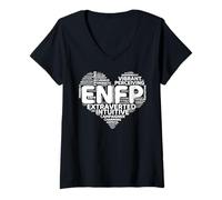 Women's ENFP Campaigner Funny Extrovert Personality Relationship V-Neck T-Shirt