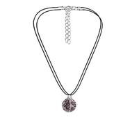 Women's Engagement Necklace Europe and The United States Fashion Personality High Sense Design Minority Hundred Matching Couple Moon Surface Moon Sun Necklace Set (Silver, One Size)