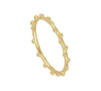 Women's Engagement Rings Gold, Wedding Bands Jewelry 9K Yellow Gold Round Trendy Accessories for Wife Size L 1/2