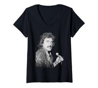 Women's Engelbert Humperdinck Release Me Singer 1987 V-Neck T-Shirt