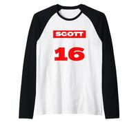 Women's England Squad 2022 Jill Scott Raglan Baseball Tee