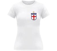Womens England Team Football TShirt (White, L)