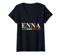 Womens Enna Italy V-Neck T-Shirt