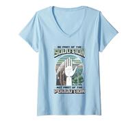 Women's Environmental Protection Earth Day Climate Change V-Neck T-Shirt
