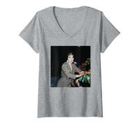 Women's Enya Orinoco Flow Singer Watermark Era 1988 V-Neck T-Shirt