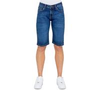 Womens Enzo Long Shorts Stretch Denim 5 Pocket Casual Summer Half Pant
