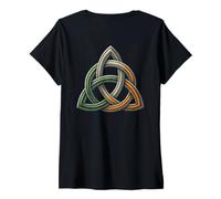 Womens Epic Celtic Knot - Irish Celtic Symbols V-Neck T-Shirt