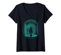 Women's Epic Fantasy Adventure Middle Earth Journey V-Neck T-Shirt