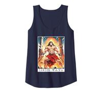 Womens Epic Japanese Anime Christian Faith Bible Graphic - Samson Tank Top