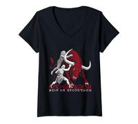 Womens Epic of Gilgamesh Vintage V-Neck T-Shirt