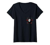 Women's Ernesto Che Guevara Revolution Guerrilla Fighter V-Neck T-Shirt