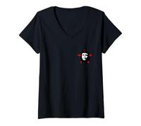 Women's Ernesto Che Guevara Revolution Upheaval Revolutionary Freedom V-Neck T-Shirt