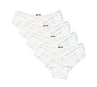 Women's Erotic Knickers Sexy Underwear for Women Pants for Women Panties for Women Pack Tummy Control Thong Underwear Women Womens Briefs Underwear Lace Panties Sexy Lace Thong Panties 4Pcs White