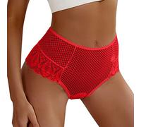 Women's Erotic Knickers Sports Knickers for Women UK Cotton Underwear Women High Waist Sports Knickers Women Ladies High Waisted Briefs Full Brief Bikini Running Briefs Women Red