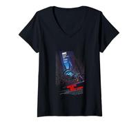 Womens Escape From New York Snake Breaking Out Is Impossible V-Neck T-Shirt