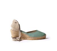 Women's espadrille in cotton fabric - CALONGE - Mint, 5 UK - 38 EU